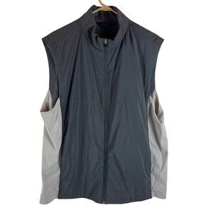 Dunning Golf Vest Mens‎ XL Performance Gray Pockets